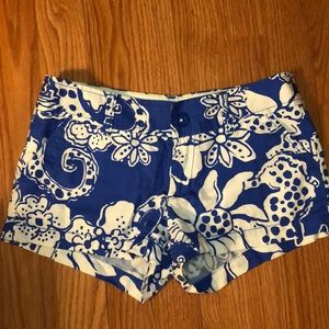 Lilly Pulitzer Walsh Shorts Deep Sea Blue
